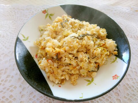 めんたいマヨ高菜チャーハン